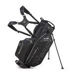 Big Max Dri Lite Hybrid Plus: Ultra-Spacious 14-Way Golf Bag, Lightweight & Water-Resistant, Hybrid Bag - Golf Push Cart Compatible (Black)