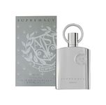 Afnan Supremacy Silver Eau de Parfum (100ml) Aftershave Perfume Spray for Men - Woody Floral and Musky Scent - Modern Fragrance Suitable for Any Occasions, EDP