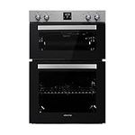 Built In Double Oven Electric with Fan Assisted Oven and Grill - Stainless Steel