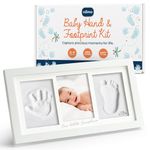 Niimo Baby Hand and Footprint Kit - Inkless Baby Handprint with Baby Photo Frame, Baby Keepsake, Baby Footprint Kit & Handprint Kit, Baby Shower Gifts & Baby Gift Set, New Mum Gifts