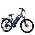 ADDMOTOR Electric Bike for Adult CITYPRO E-43, 125 MI City Ebike, 960WH 500W Step-Thru Commuter Electric Bicycle with 48V 20Ah Battery, 26"x 2.3" City Electric Bike E-Bike