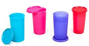 Signoraware Plastic Tumbler Set, 370ml, Set of 4, Multicolour