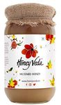 HoneyVeda 100% Natural Unprocessed Mustard Raw Honey - Unfiltered and Unpasteurized - 6 Natural Flavours Available - Mono Floral Honey - Improves Immunity , Weight Loss , Cough (500 Grams)