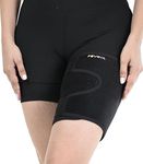 FOVERA Adjustable Thigh Support Brace - Hamstring Quad Wrap - Compression Sleeve for Groin Muscle, Sprains, Quadricep, Tendinitis, Sciatica Pain, Sports Recovery - Men & Women (Universal, Single)