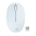 ZEBRONICS Panther 2.4GHz Wireless Mouse, 1600 DPI, Silent Operation, High Precision, 3 Buttons, Power Saving Mode, Comfortable & Ergonomic Design, for Mac | Laptop | Computer (White)