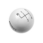 Hurst 1637626 White Plastic Replacement Shifter Knob