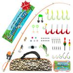 Telescopic Kid Fishing Pole for Kids to Inspire a Lifetime Passion - Durable Kid Fishing Poles Kit and Tackle Box with Accessories and Non-Slip EVA Foam Handle