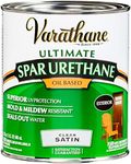 Rust-Oleum 9341 Ultimate Spar Urethane Oil Based, Quart, Satin