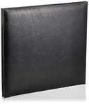 Pioneer Leatherette Postbound Album, 12-Inch-by-12-Inch, Black
