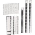 Square D by Schneider Electric UCD42CP Directory Kit Universal self-Adhesive pre Circuit Labels, White 2.3 * 1.7 inches