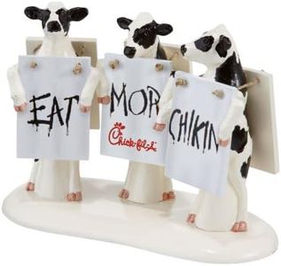 Department 56 Snow Village Chick-Fil-A Cows Accessory Figurine