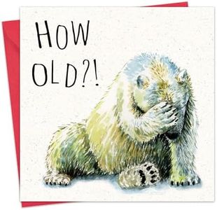 Twizler Funny Birthday Card Polar Bear - Funny Card Birthday - Happy Birthday Card - Funny Birthday Card Men - Funny Birthday Card Women - Funny Birthday Card For Him - Funny Birthday Card For Her