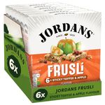 Jordans Frusli Sticky Toffee & Apple Flavour Cereal Bar | Vegetarian | 6 PACKS of 6x30g