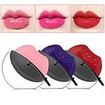 Color Changing Lipstick Matte Lazy Lipstick Set Waterproof Long Lasting Non-stick Cup Magic Lipstick,Fast Apply Lip Shape Lazy Lip Stick for Women Girls (Set A）