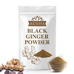 Ausha Black Ginger Powder 100g | Kaempferia Perviflora - Endurance,Stamina,Energy,Anti Inflammatory - Ground Black Ginger Tea