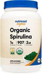 Nutricost Organic Spirulina Powder 2 LB - Pure, Certified Organic Spirulina