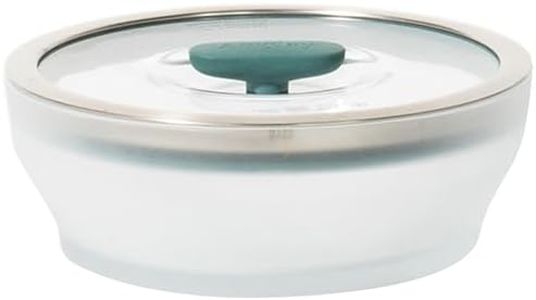 Anyday Microwave Cookware | 2 Piece Medium Shallow Dish | Microwave Cooker | Microwave Steamer for Cooking | Microwave Safe Mixing Bowls | Vegetable Steamer | Microwave Egg Cooker