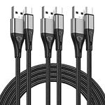 USB Type C Cable Fast Charging,3pac