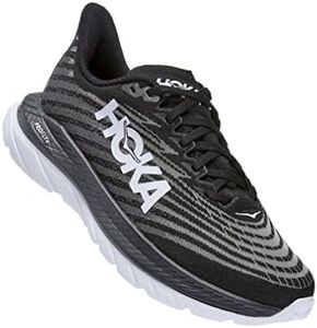 HOKA ONE ONE Women's Mach 5 Running Shoes, Black/Castlerock, 5 UK