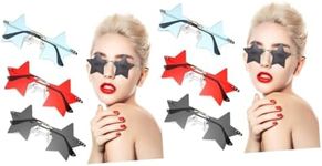 jojofuny 6 Pairs Star Glasses Color