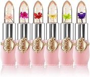 6 Pcs/Set Flower Jelly Lipstick Set