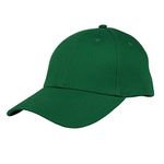 FREEBIRD99 Unisex Cotton Adjustable Baseball Cap Plain Hat (Emerald Green)