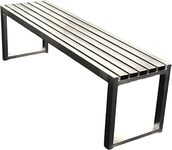 HavenHomes Stainless Steel Bench for Indoor and Outdoor Garden/Patio/Living Room/Balcony/Lounge (Style 1)