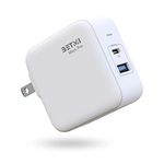 BETMI USB C Charger, Type C Charger GaN 33W, 1-Port Fast Compact Foldable Cool Mos Wall Charger with for MacBook Air, iPad Pro, Galaxy Phone, Android Phone, iOS Phone, Pixel, and More