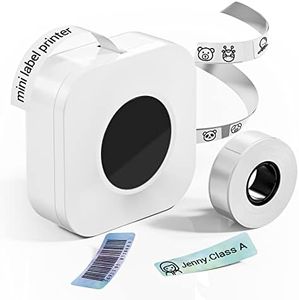 Phomemo Small Label Makers Q30S Thermal Labller Bluetooth Portable Label Printer Wireless, Handheld Labeler, Easy-to-use for Labelling,Compatible with iOS&Android, White