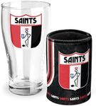 St Kilda Saints AFL Heritage Pint Glass and Can Cooler