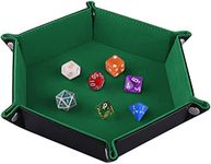 SIQUK Double Sided Dice Tray, Foldi