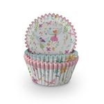 Anniversary House Cupcake Cases, 75 Pieces, Greaseproof Paper Baking Cups, Fairy Forest, J168