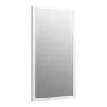 KOHLER K-99664-1WA Jacquard 34.5-Inch x 19.5-Inch Rectangular Framed Mirror, Linen White