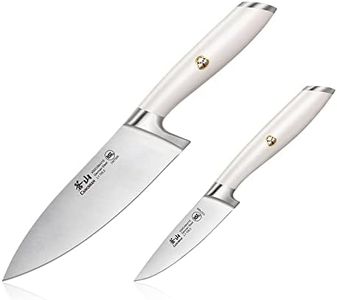 Cangshan L1 Series 2-Piece Starter Knife Set, Forged German Steel, White, 1027501