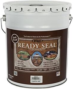 Ready Seal 500 Clear, 5-Gallon Exterior Wood Stain and Sealer, 5 Gallon