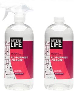 Better Life All Purpose Cleaner - Multipurpose Home and Kitchen Cleaning Spray for Glass, Countertops, Appliances, Upholstery & More - Multi-surface Spray Cleaner - 32oz (Pack of 2) Pomegranate