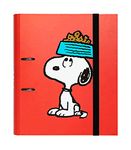 Grupo Erik Snoopy 2 Ring Binder - Premium A4 Folders Ring Binder - 10.6 x 12.6 Inch / 27 x 32 cm - Ring Binder A4 - A4 Ringbinder - A4 Files 2 Ring Binder - Snoopy Gifts