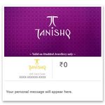 Tanishq - Diamond Jewellery | E-Gift Card | Instant delivery | Valid for in-store purchases | Ideal gift for birthday, anniversary & wedding