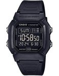 Casio Men Digital Quartz Watch with Plastic Strap W-800H-1BVES