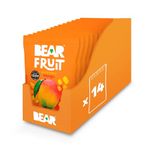 BEAR Fruit Dried Mango Packs - Gently Baked Fruit - Healthy - Vegan - 14 x 35g