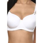 SOIE Women Full/Extreme Coverage Padded Non-Wired Bra(CB-122 White 38C)