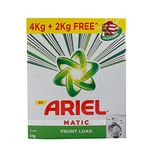 Ariel Matic Detergent Powder - Front Load, 6kg Carton