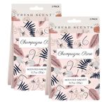 6 Packs Rose Scented Sachets for Drawer and Closet, Long-Lasting Sachets Bags Air Freshener Fresh Scents, Scented Sachets Home Fragrance Sachet for Cars