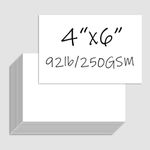 100 Pack 4x6 White Cardstock Paper,