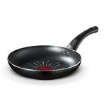 Tower T700301 SmartStart Classic 28cm Aluminium Frying Pan with Easy Clean Aeroglide Non-Stick, Oven Safe, Long Lasting, PFOA Free