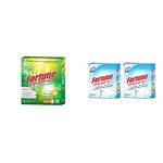 Fortune 5 in 1 Action Dishwasher Fresh Scent Tablets - 180 Count & Fortune Dishwasher Active Salt Powder- 1 kg (Pack of 2)