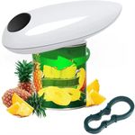 KABOLLL Auto Electric Can Opener, Battery Operated, Safety Smooth Edge and Rubber, Simple One Touch Button
