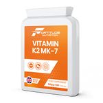 Vitamin K2 MK7 100mcg 120 Capsules | High Strength Vitamin K2 Menaquinone-7 from Japanese Natto | Vegan K2 Vitamin Supplement Supports Bone, Cardiovascular and Tooth Health