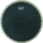 Remo Conga Drumhead, Tucked, 11", SKYNDEEP, "Black Calfskin" Graphic