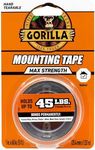 Gorilla® Max Strength Mounting Tape